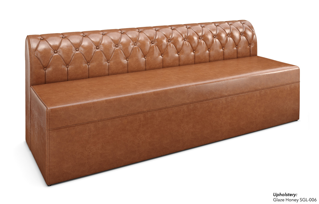 ESCAPE Luxurious Button-Tufted Armless 84" Extension - Made in USA