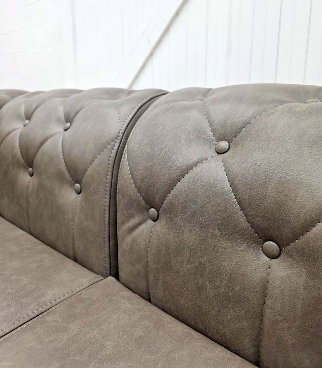 ESCAPE Luxurious  Modular Sectional Sofa with Brass Nail Trim -Made in USA