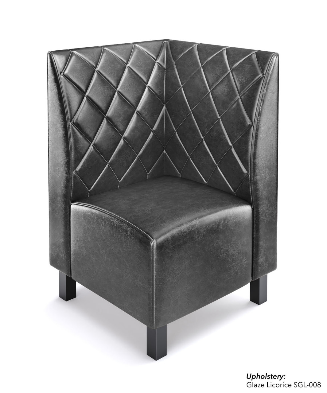 NORWAY - Modern Corner - Made in USA - Diamond Tufted Upholstery NORWAY - Modern Corner - Made in USA - Diamond Tufted Upholstery