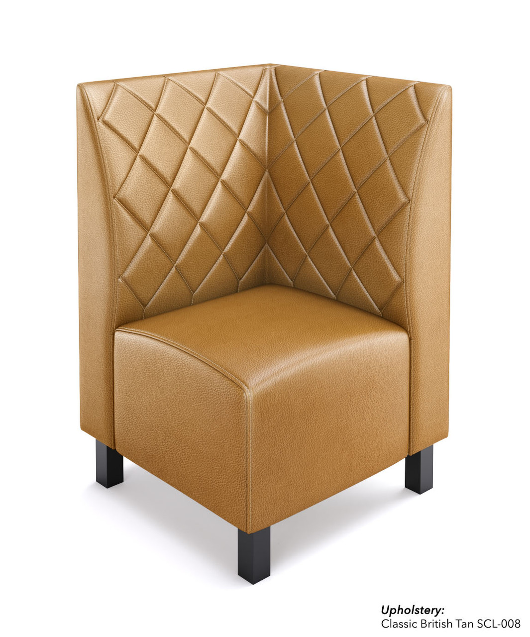 NORWAY - Modern Corner - Made in USA - Diamond Tufted Upholstery NORWAY - Modern Corner - Made in USA - Diamond Tufted Upholstery
