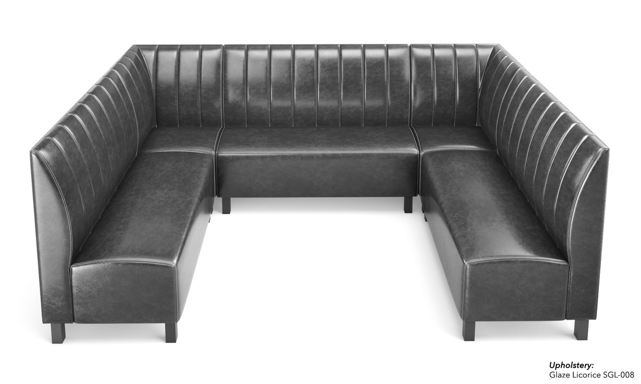 NORWAY - Modular U-Shape Seating - Made in USA - Channel Tufted Upholstery NORWAY - Modular U-Shape Seating - Made in USA - Channel Tufted Upholstery