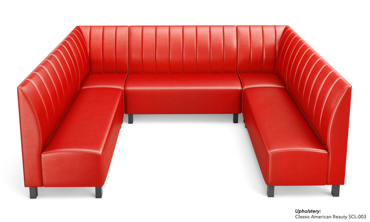 NORWAY - Modular U-Shape Seating - Made in USA - Channel Tufted Upholstery NORWAY - Modular U-Shape Seating - Made in USA - Channel Tufted Upholstery