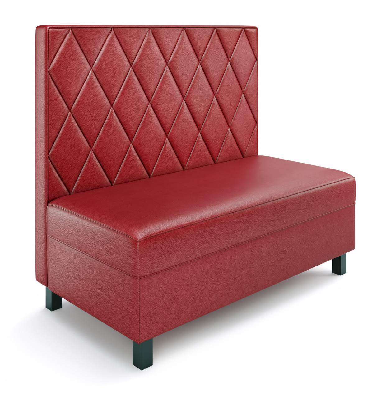 Legacy - Modular Extension  - Premium Diamond Tufted Upholstery -Gumetal Legs -Made in USA