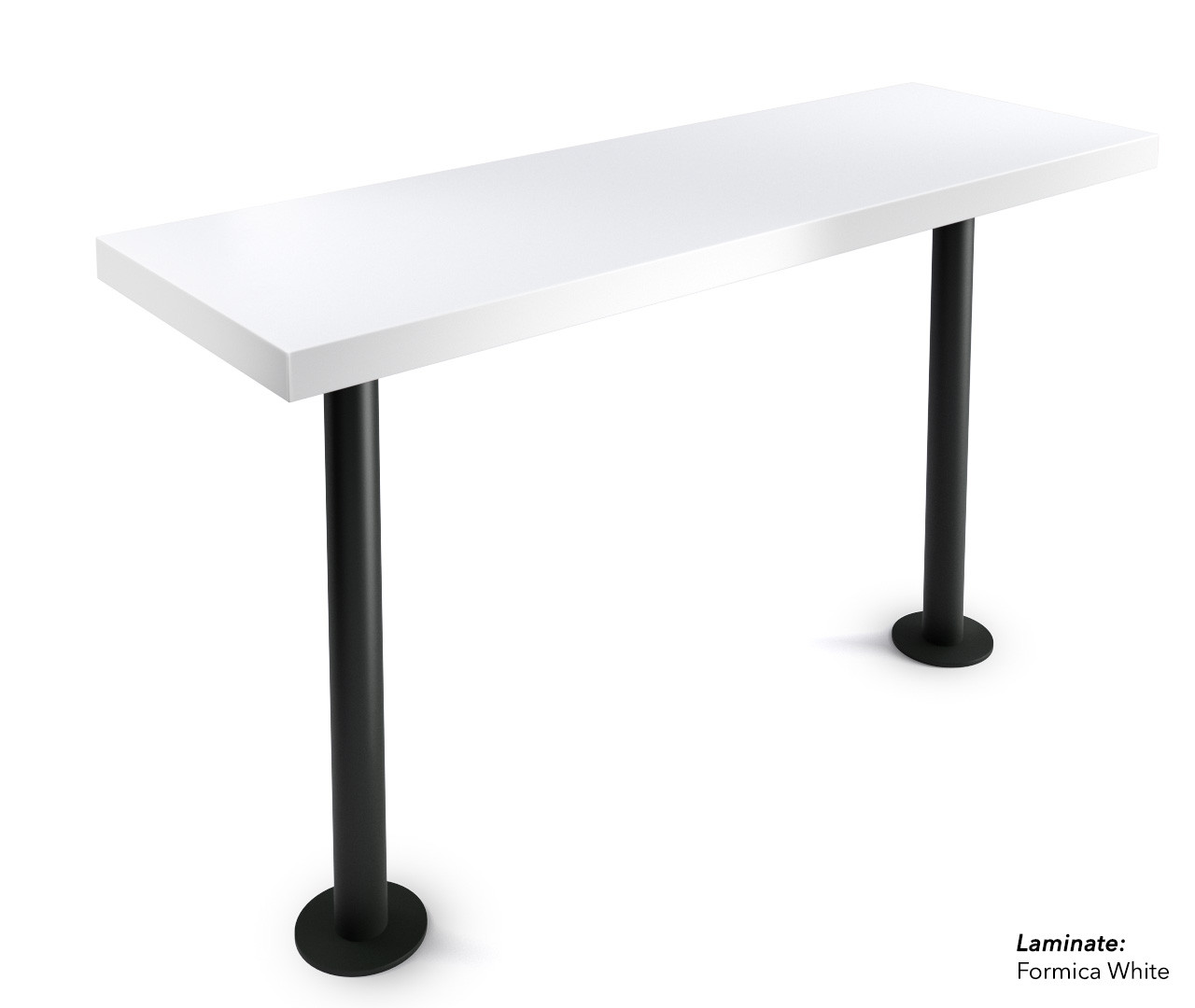 white bar table