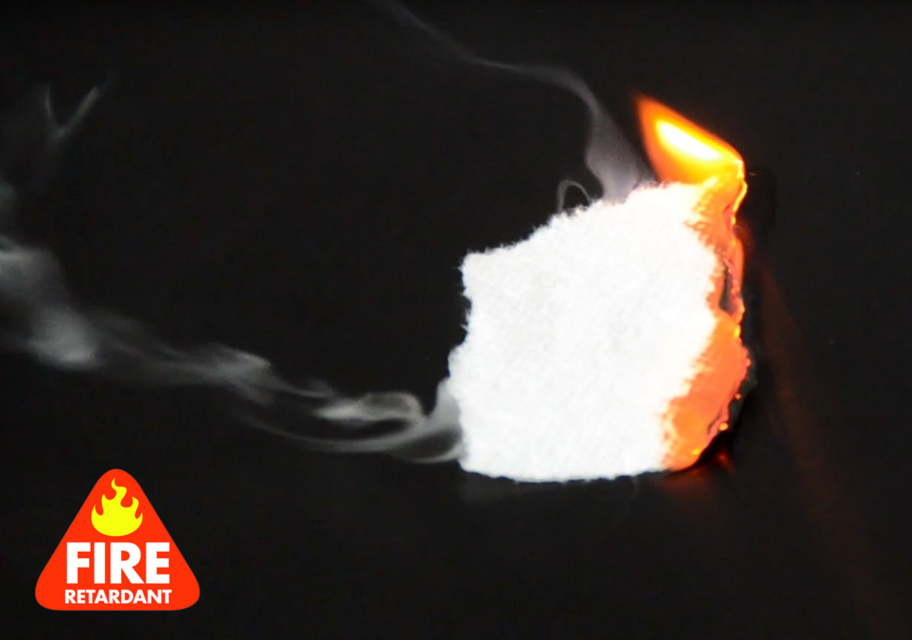 Complete Lounge Seating Package - [8] Black Sofas with [4] Fireproof Tables - Made in USA (SEATS 24)