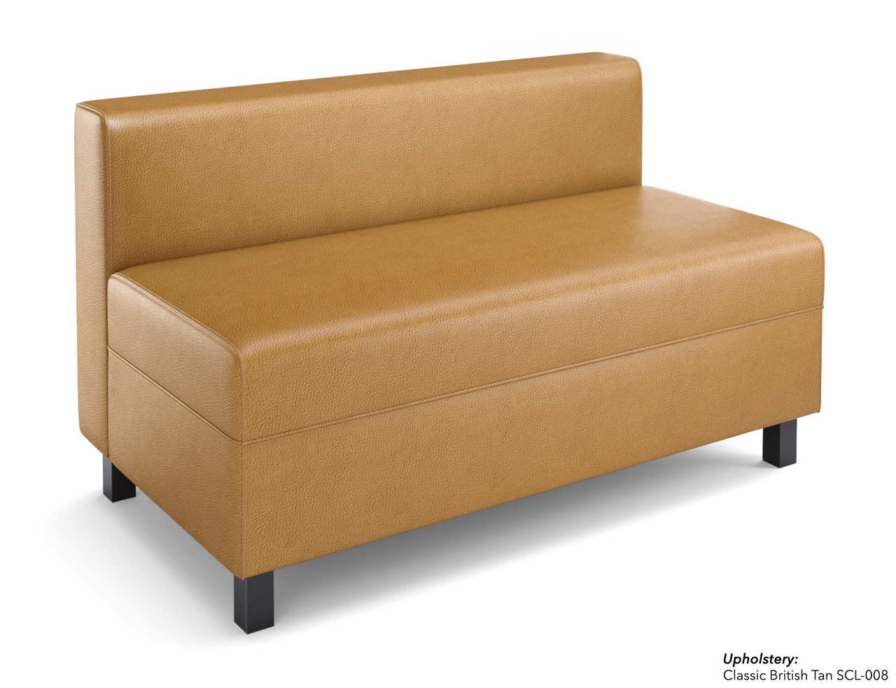 LUGANO - 48" Armless Extension Modular - Made in USA LUGANO - 48" Armless Extension Modular - Made in USA