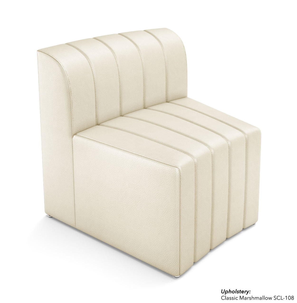 Harmony Collection - Modular Armless Chair - Inside Wedge - Made in USA Harmony Collection - Modular Armless Chair - Inside Wedge - Made in USA