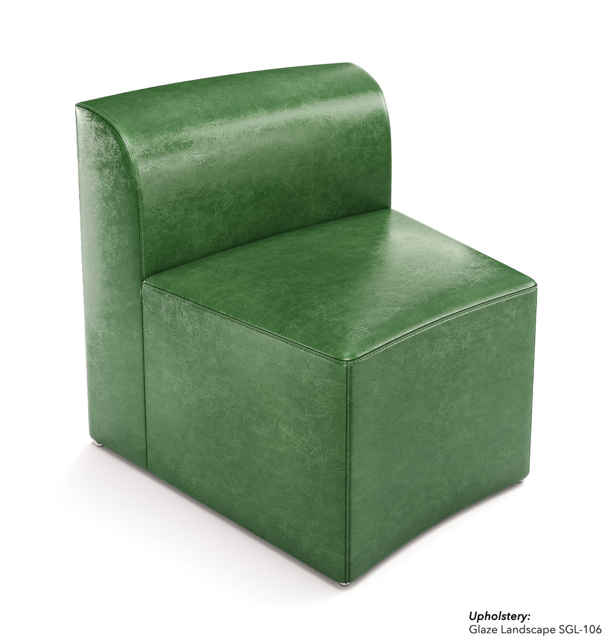 Harmony Collection - Modular Armless Chair - Inside Wedge - Made in USA Harmony Collection - Modular Armless Chair - Inside Wedge - Made in USA