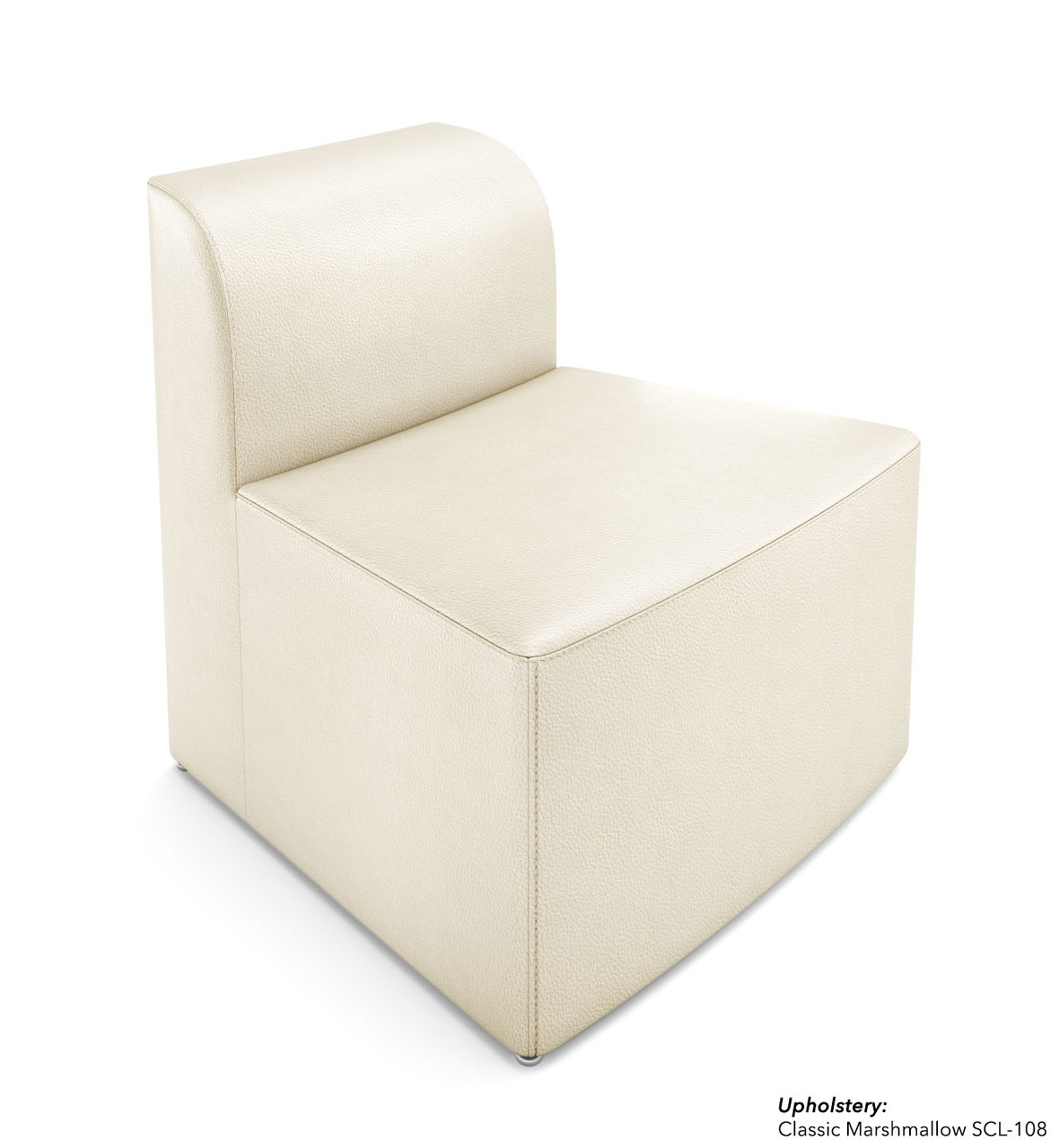 Harmony Collection - Modular Armless Chair - Outside Wedge - Made in USA Harmony Collection - Modular Armless Chair - Outside Wedge - Made in USA