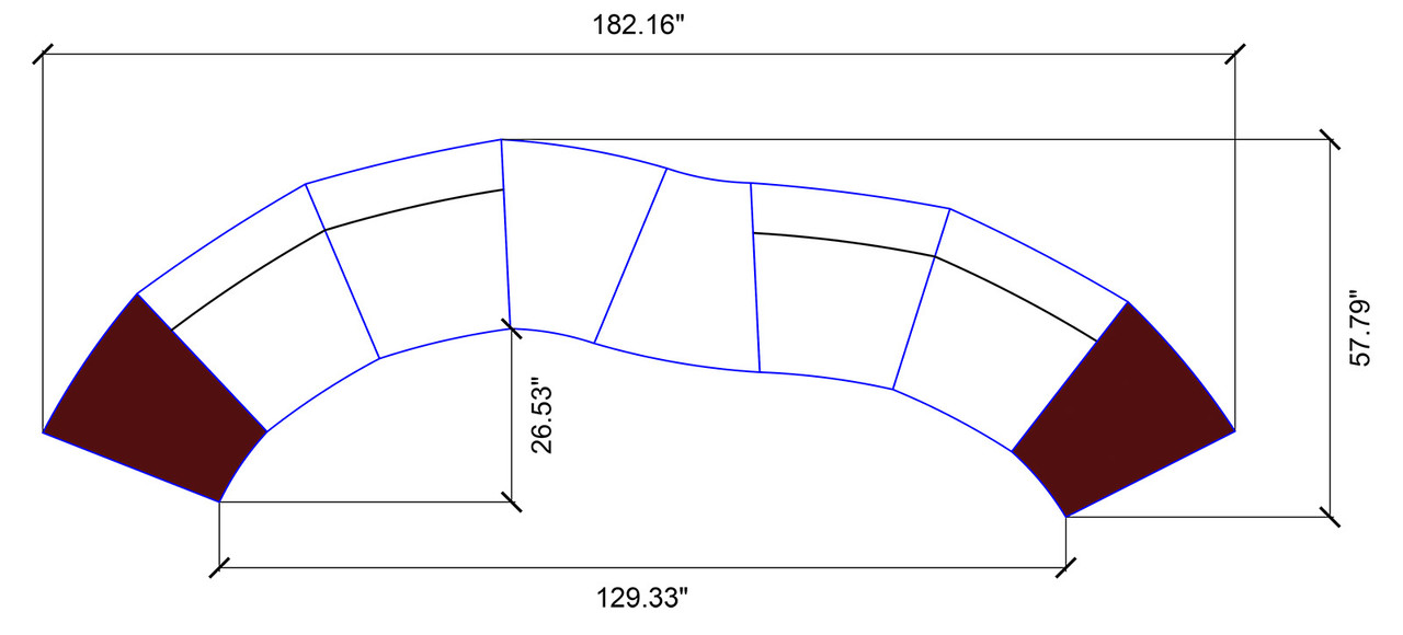 Harmony Collection - Modular Seating - Configuration G1 - Made in USA
