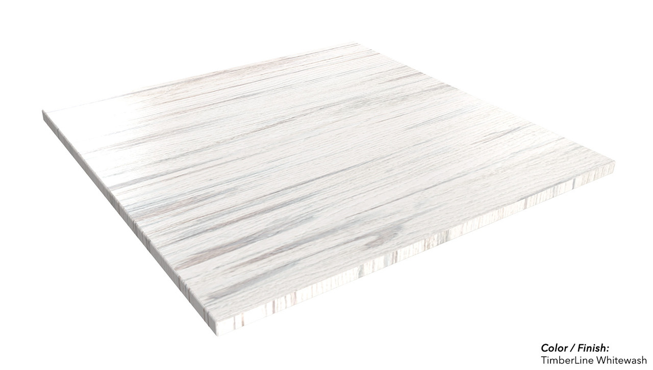 Timberline Woodgrain Restaurant Indoor / Outdoor Square & Rectangular Table Tops