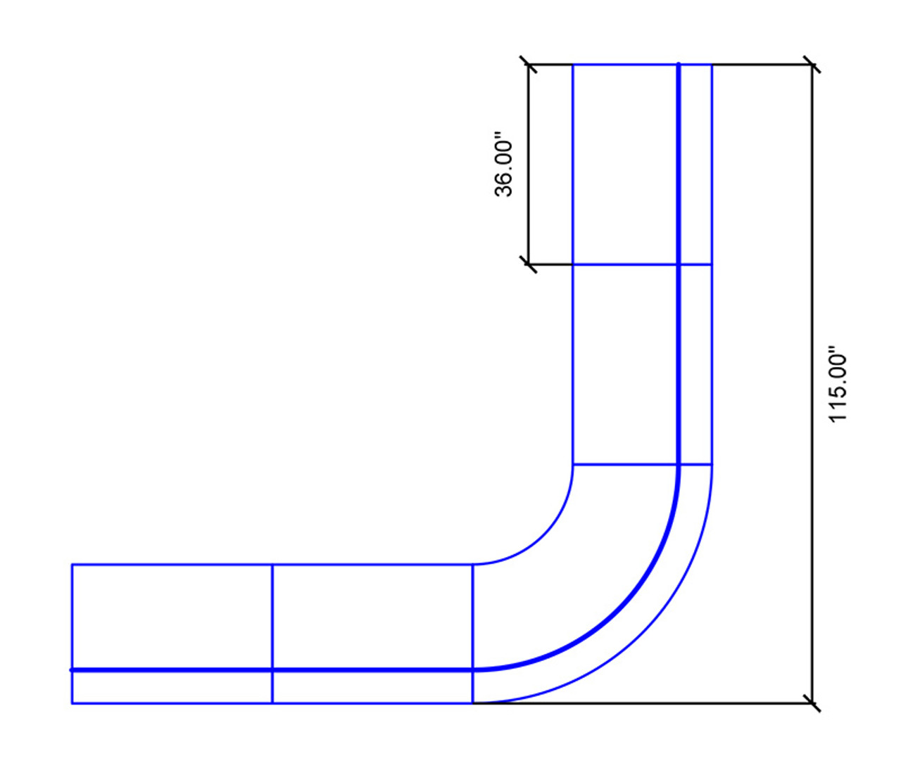 Fortuna Collection: Seating Configuration G2 - Premium Channel Tufted Upholstery - Made in USA Fortuna Collection: Seating Configuration G2 - Premium Channel Tufted Upholstery - Made in USA