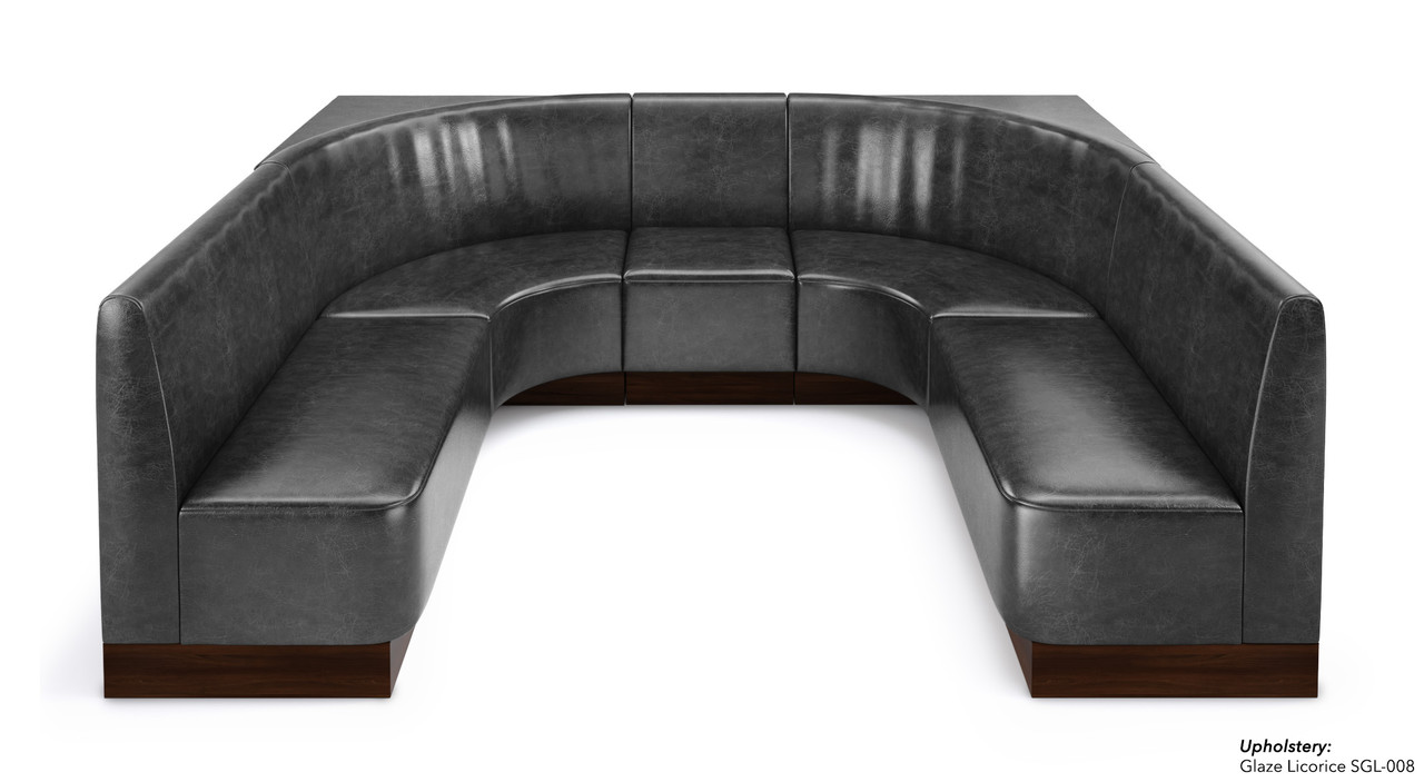 U-Shape Modular Booth Restaurant Seating - Contract Grade - Premium Performance Upholstery - 100% Handcrafted In USA U-Shape Modular Booth Restaurant Seating - Contract Grade - Premium Performance Upholstery - 100% Handcrafted In USA