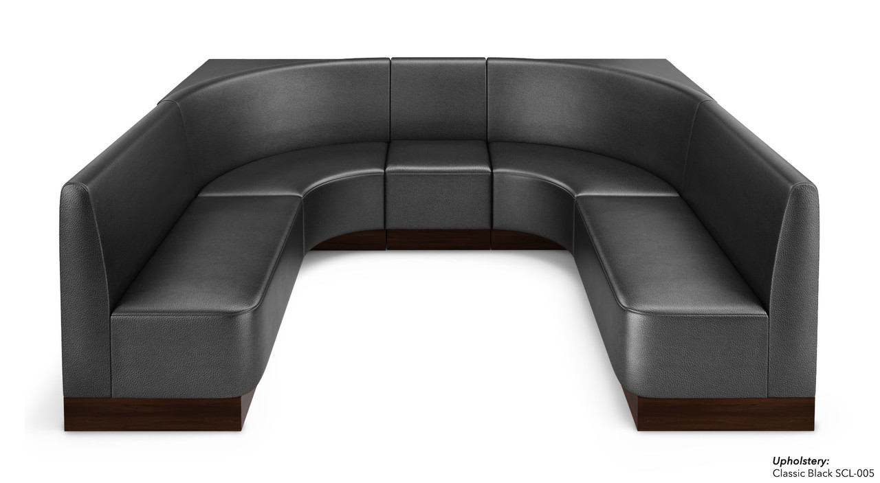 U-Shape Modular Booth Restaurant Seating - Contract Grade - Premium Performance Upholstery - 100% Handcrafted In USA U-Shape Modular Booth Restaurant Seating - Contract Grade - Premium Performance Upholstery - 100% Handcrafted In USA