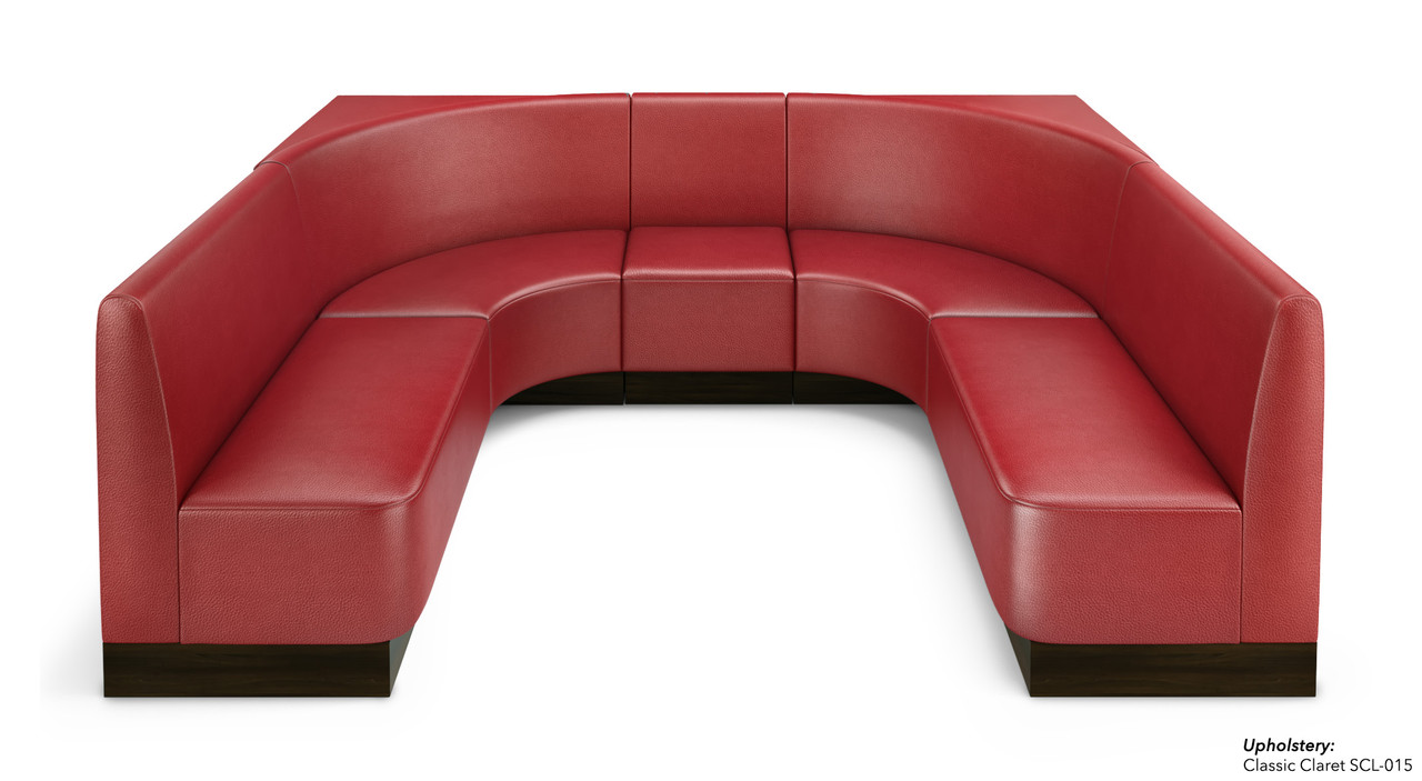 U-Shape Modular Booth Restaurant Seating - Contract Grade - Premium Performance Upholstery - 100% Handcrafted In USA U-Shape Modular Booth Restaurant Seating - Contract Grade - Premium Performance Upholstery - 100% Handcrafted In USA