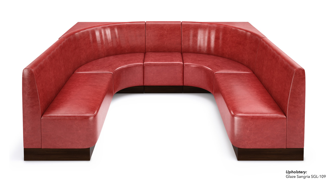 U-Shape Modular Booth Restaurant Seating - Contract Grade - Premium Performance Upholstery - 100% Handcrafted In USA U-Shape Modular Booth Restaurant Seating - Contract Grade - Premium Performance Upholstery - 100% Handcrafted In USA
