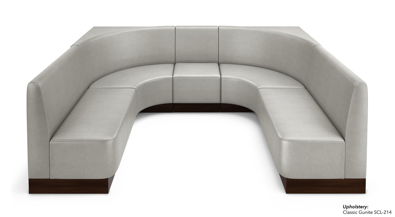 U-Shape Modular Booth Restaurant Seating - Contract Grade - Premium Performance Upholstery - 100% Handcrafted In USA U-Shape Modular Booth Restaurant Seating - Contract Grade - Premium Performance Upholstery - 100% Handcrafted In USA