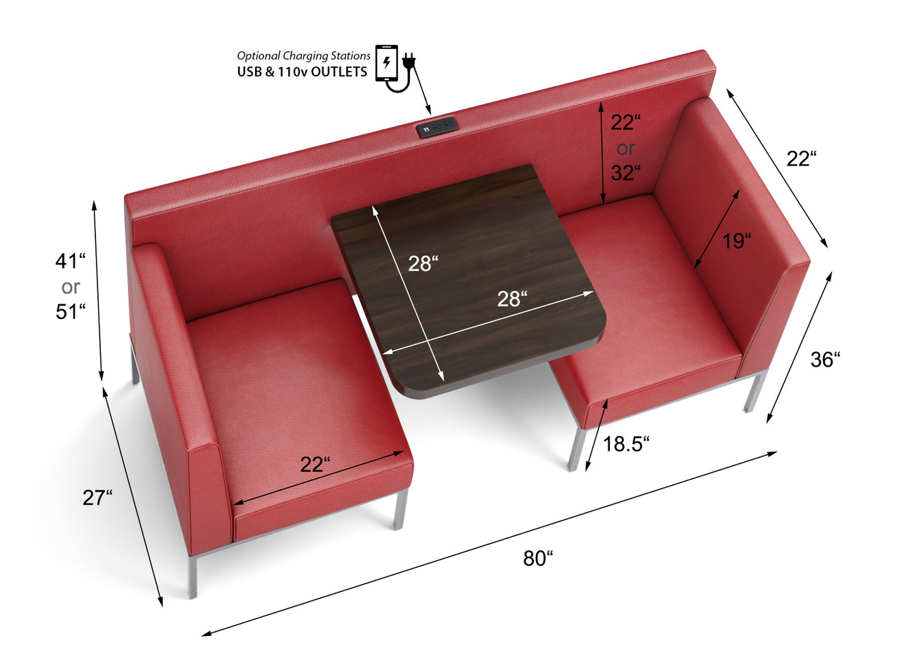 Booth Seating Dimensions, Home