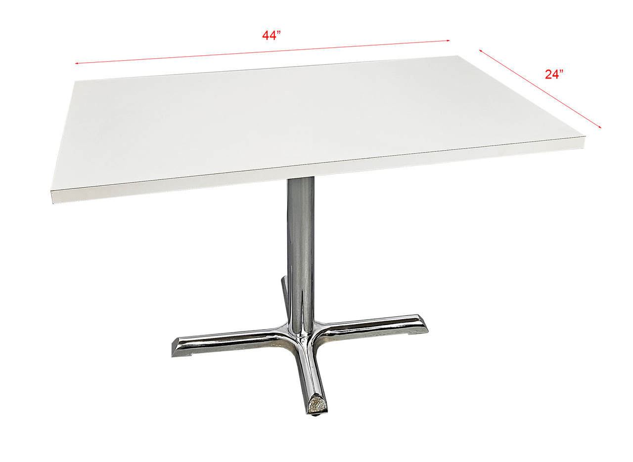Cast Iron Chrome Plated - Heavy Duty Base  - Dining Height Cast Iron Chrome Plated - Heavy Duty Base  - Dining Height