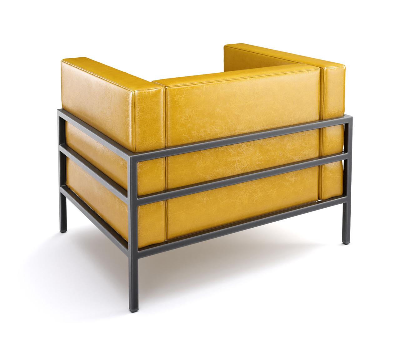 HST005 Urban Modern Collection: Chair - Full Welded Gunmetal Outline Frame - Made in USA HST005 Urban Modern Collection: Chair - Full Welded Gunmetal Outline Frame - Made in USA