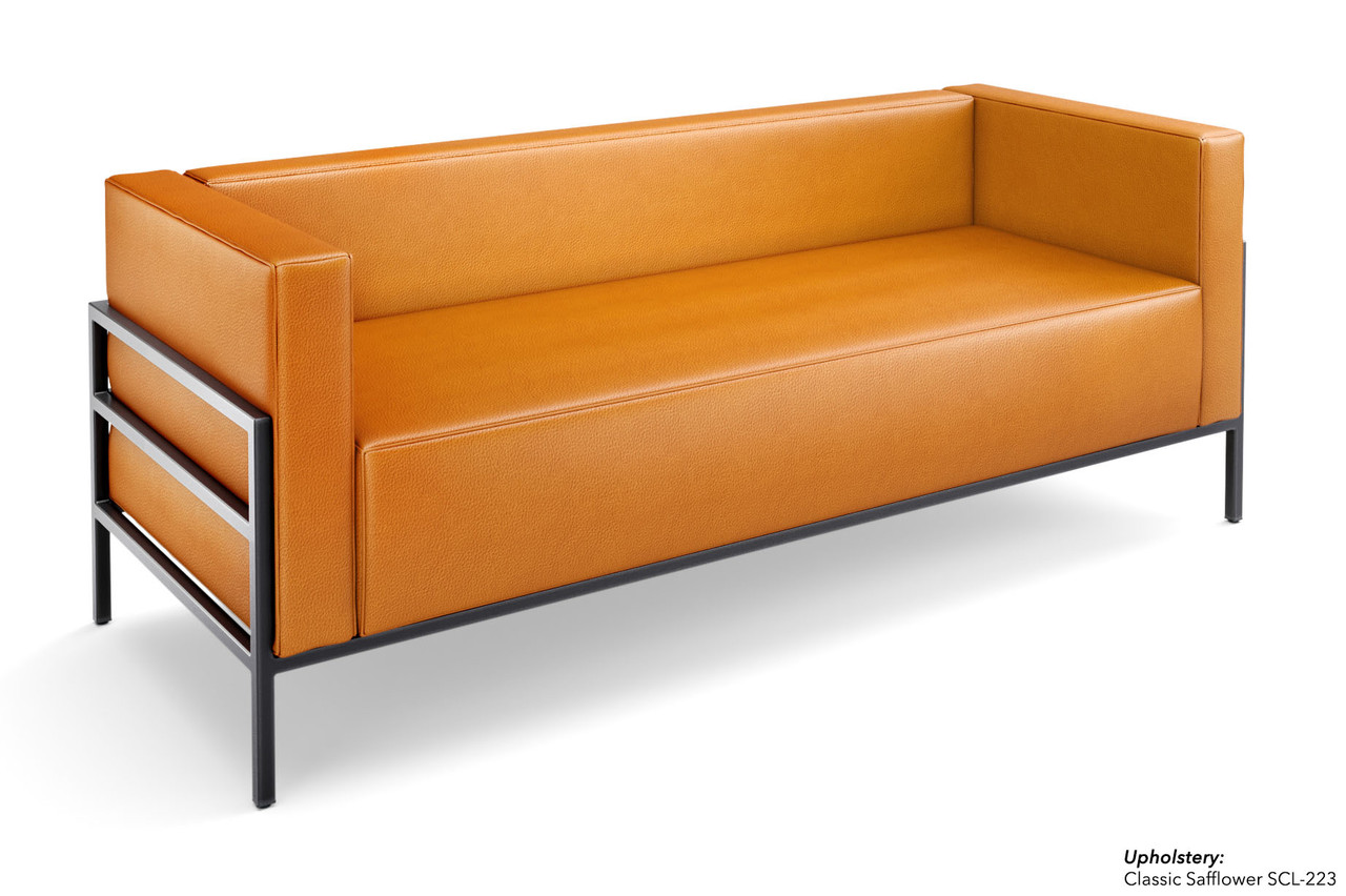 HST005 Urban Modern Collection: Sofa - Full Welded Gunmetal Outline Frame - Made in USA HST005 Urban Modern Collection: Sofa - Full Welded Gunmetal Outline Frame - Made in USA