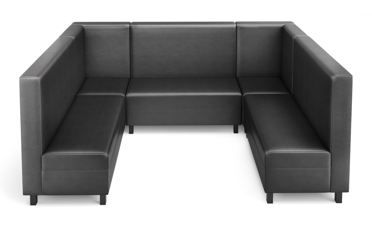 LUGANO - Modular U-Shape Sofa -  Tall 42" Back - Made in USA