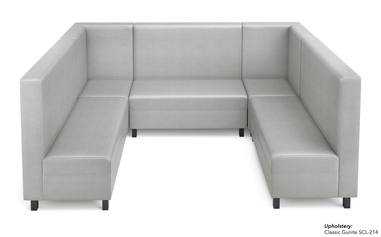 LUGANO - Modular U-Shape Sofa -  Tall 42" Back - Made in USA