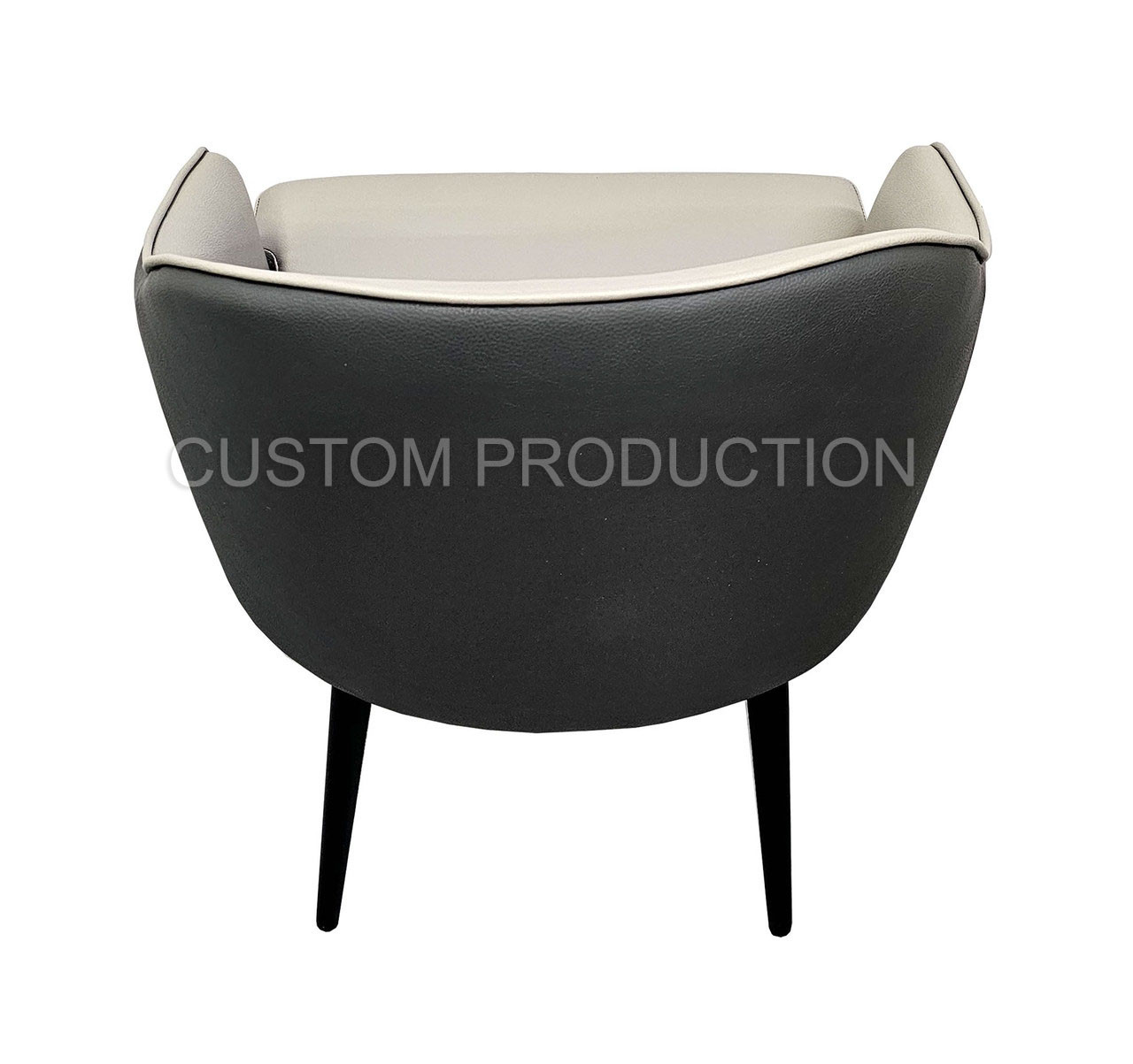 Two-Tone Restaurant Chair - High Performance Upholstery - Metal Legs Two-Tone Restaurant Chair - High Performance Upholstery - Metal Legs