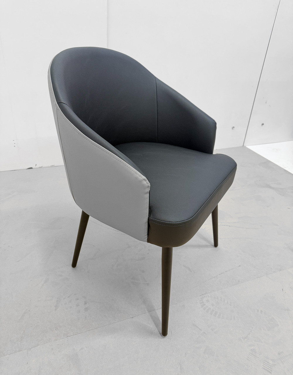 Two-Tone Restaurant Chair - High Performance Upholstery - Metal Legs