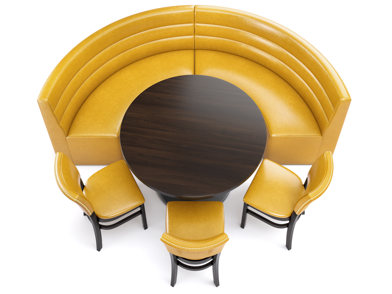 HORIZON- Half Circle Arrangement - Made in USA - Premium Upholstery HORIZON- Half Circle Arrangement - Made in USA - Premium Upholstery
