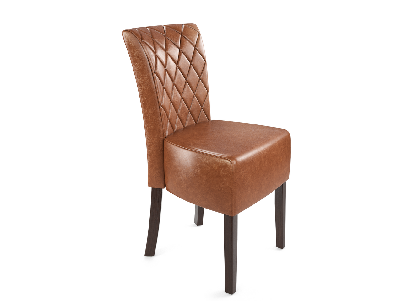 Luxury Restaurant Package - [4] Diamond Glaze Huron Half-Circle Booths - [4] Walnut Round 35" Tables - [8] Diamond Glaze Honey Restaurant Chairs (Seats 16)