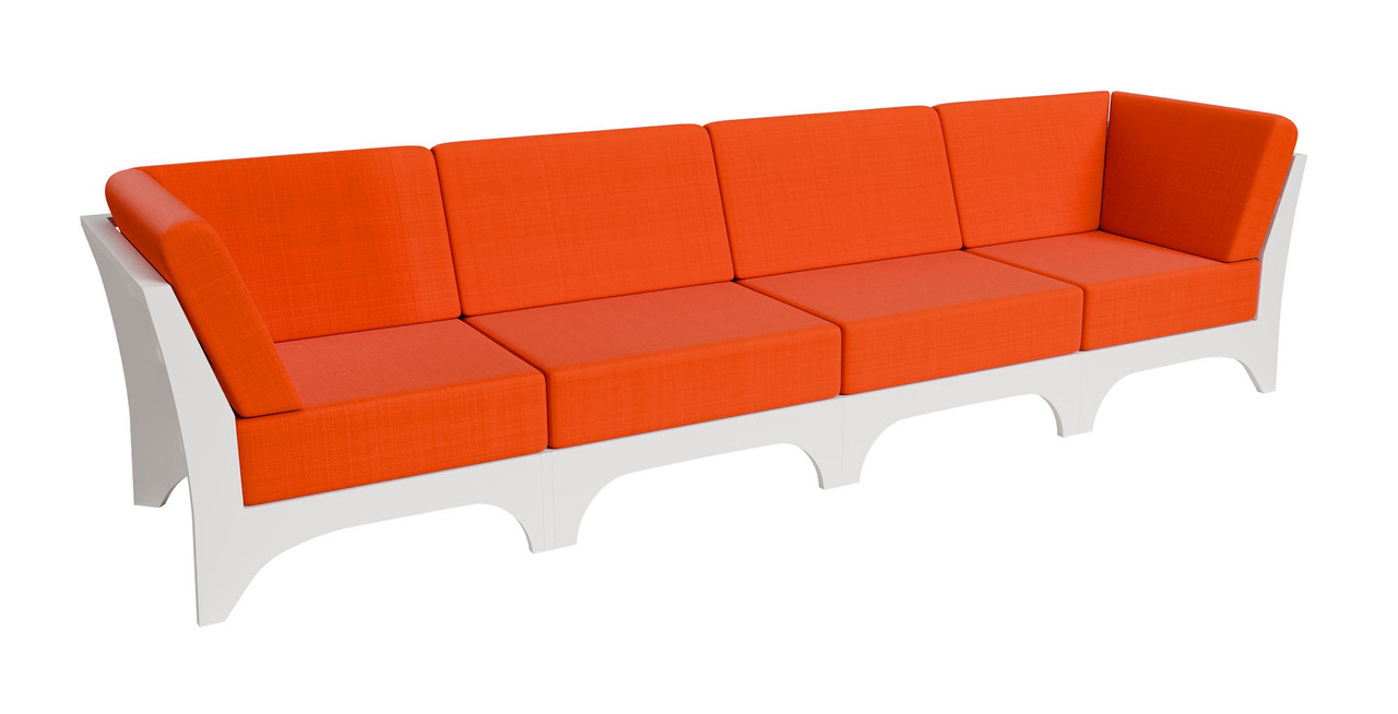 Carina Outdoor Seating - Modular Sofa - Premium  5-Yr Warranty Sunbrella Fabric - Marine Grade Seaboard Frame Carina Outdoor Seating - Modular Sofa - Premium  5-Yr Warranty Sunbrella Fabric - Marine Grade Seaboard Frame