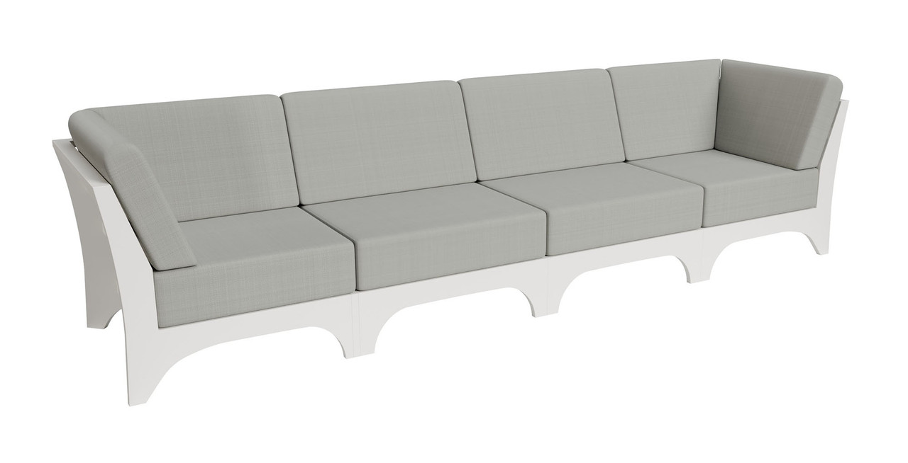 Carina Outdoor Seating - Modular Sofa - Premium  5-Yr Warranty Sunbrella Fabric - Marine Grade Seaboard Frame Carina Outdoor Seating - Modular Sofa - Premium  5-Yr Warranty Sunbrella Fabric - Marine Grade Seaboard Frame