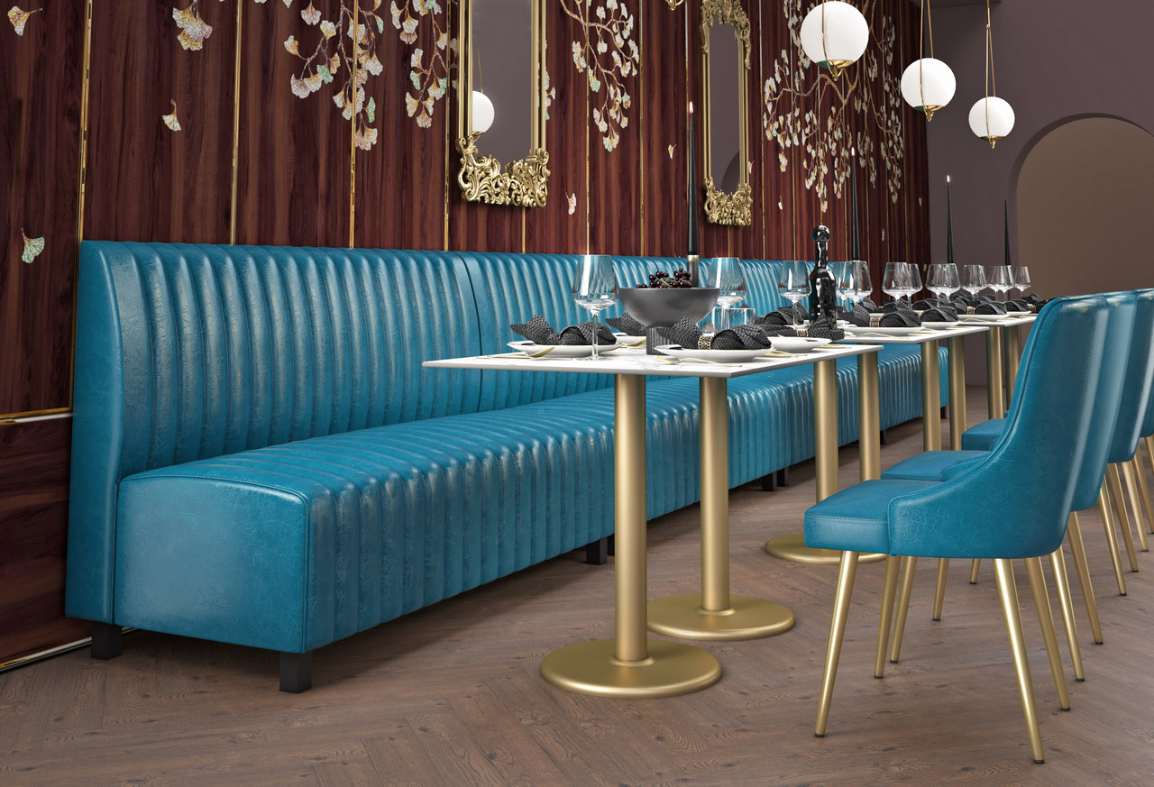 FELICITY - Luxurious Modern Channel Booth- High Quality Materials - Handcrafted Craftsmanship - Boutique Collection