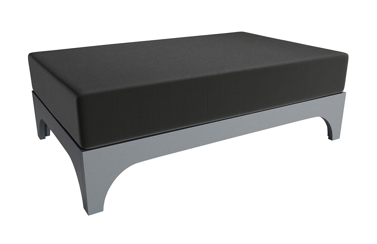 Carina Outdoor Seating - Bench - Premium  5-Yr Warranty Sunbrella Fabric - Marine Grade Seaboard Frame