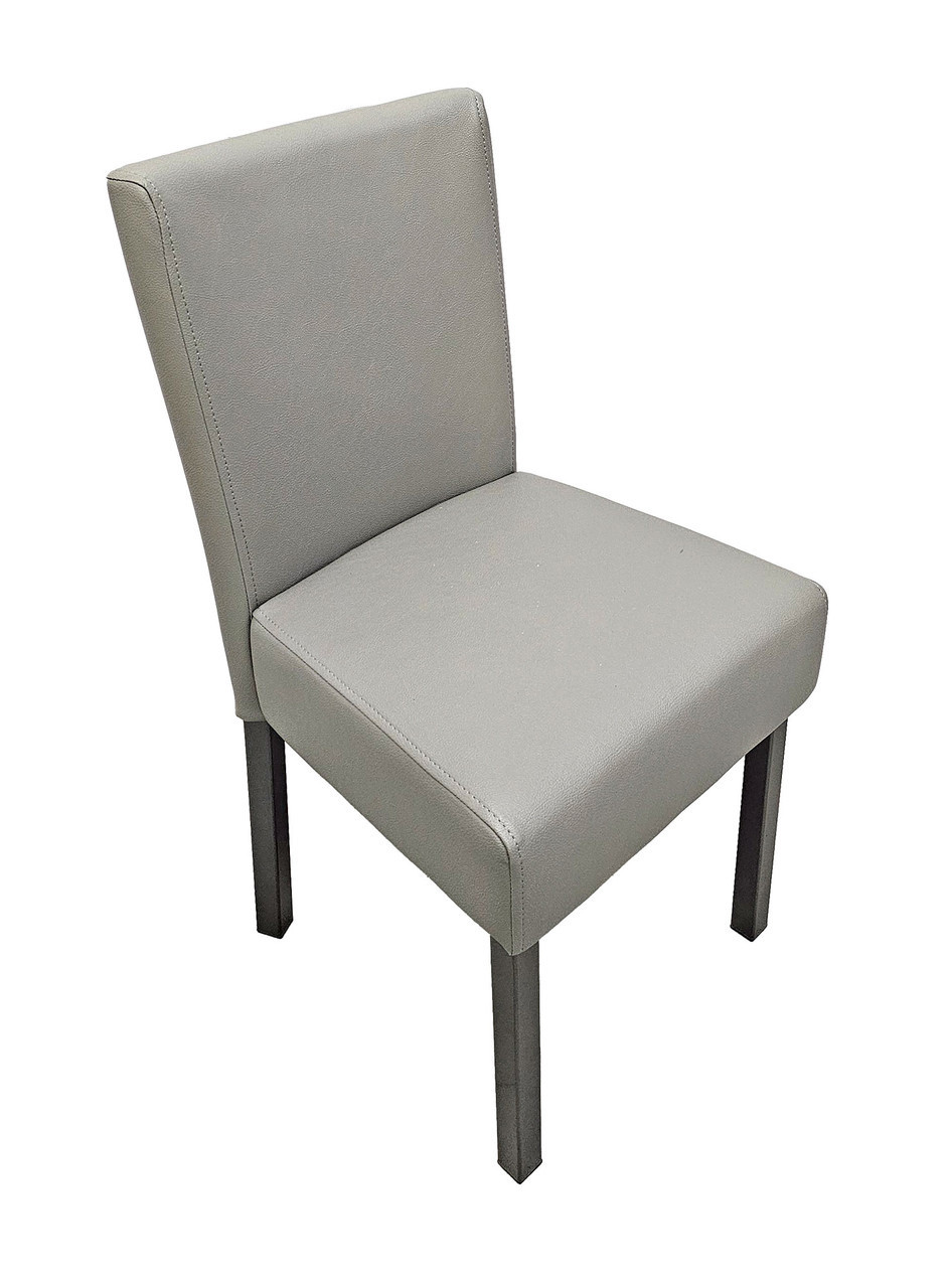 Modern Restaurant Chair - 36" Back - Gunmetal Frame