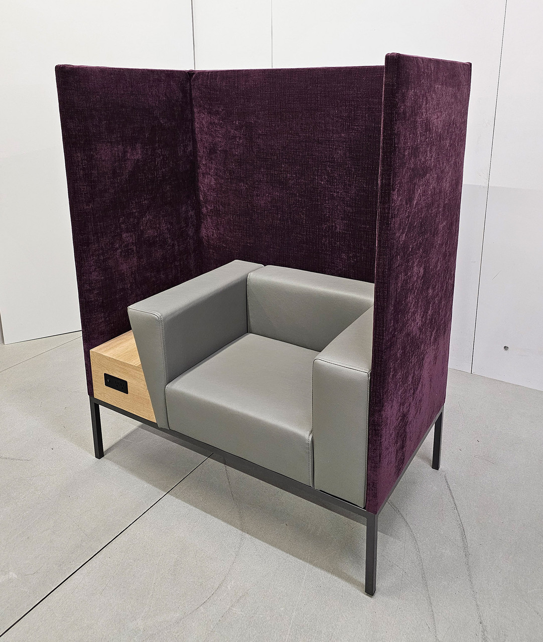 Study Capsule  - Console Table with  USB/110v Outlet - Student Lounge Furniture Study Capsule  - Console Table with  USB/110v Outlet - Student Lounge Furniture