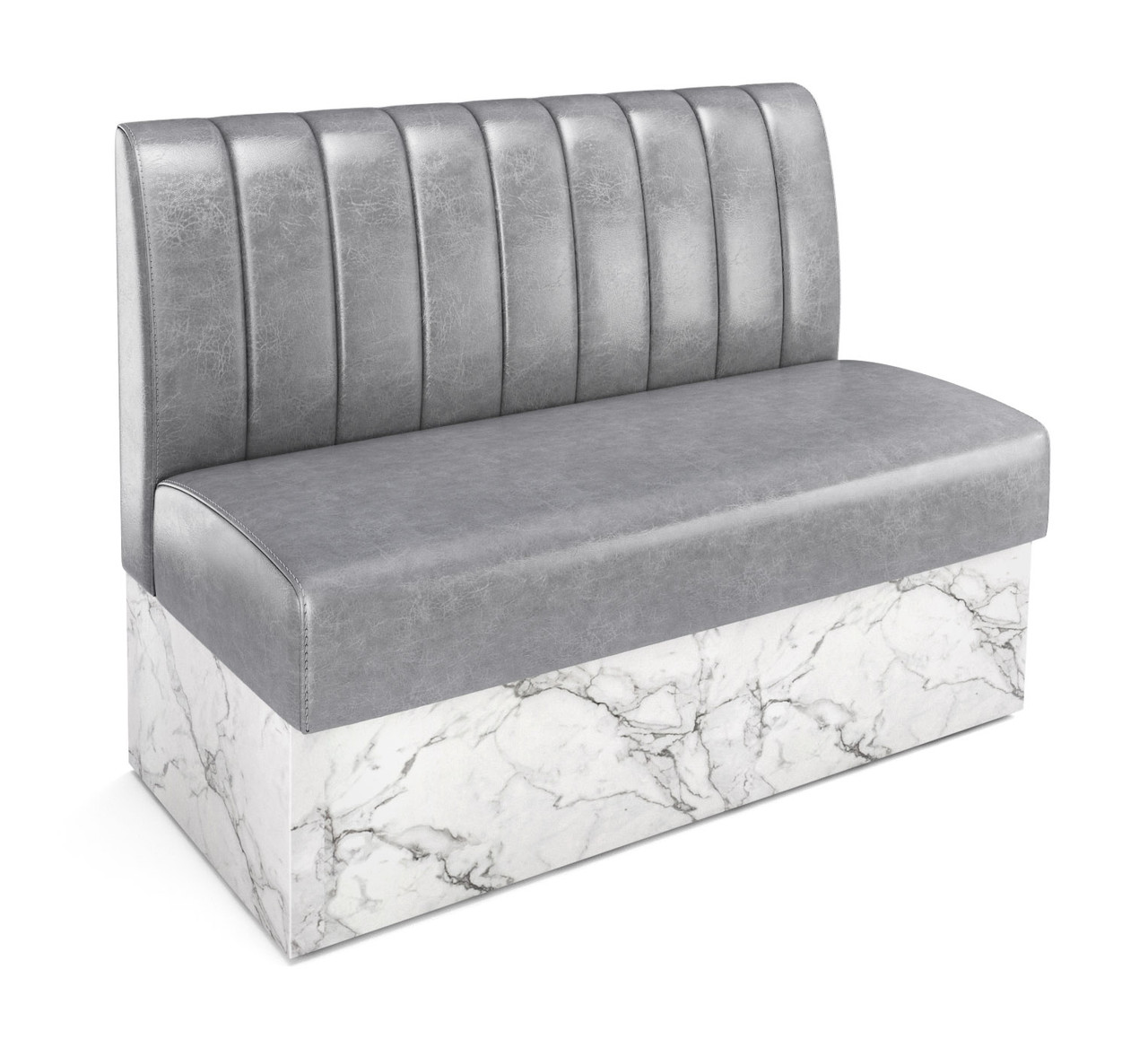 Expo Restaurant Booth Gold Package - Premium Channel-Back Upholstery (Seats 16)