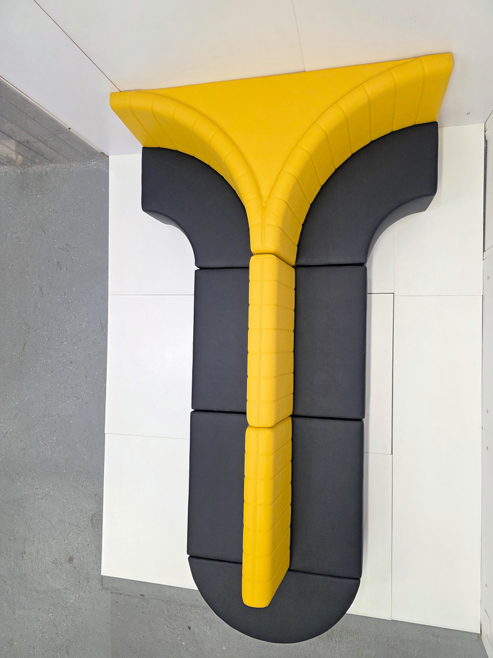 Strike - Red & Black BOWLING Seating Package with Bar Stools - Premium Channel-Back Upholstery (Seats 17 )