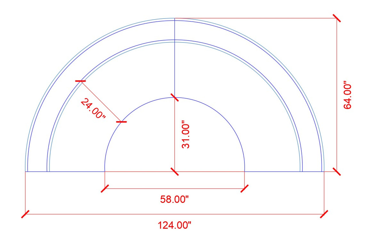 POSH - 10' Double Seating Lounge - High Quality Materials - Extra Wide Back  - Boutique Collection