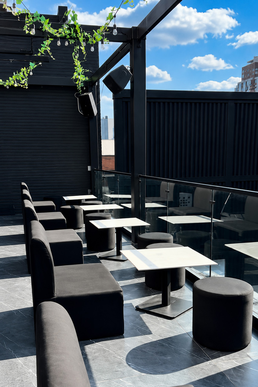 Cabana Outdoor Open Sofa Seating - Premium  5-Yr Warranty Sunbrella Fabric - Marine Grade Seaboard Frame - Seating Arrangement G1