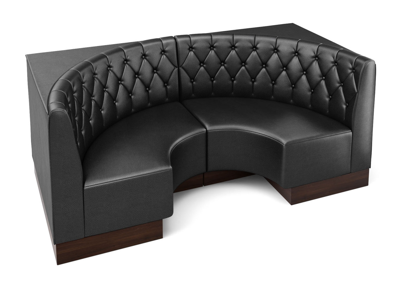 Style S - Diamond Back - Half Circle Booth