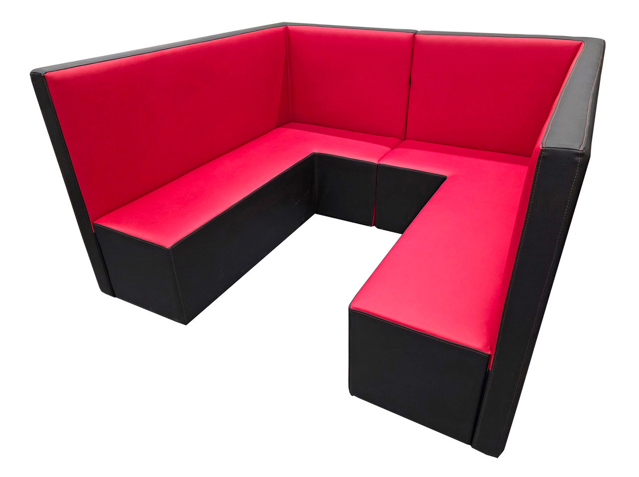 Union Restaurant Booth - Premium Upholstery - Optimal Size - Seats 4-6