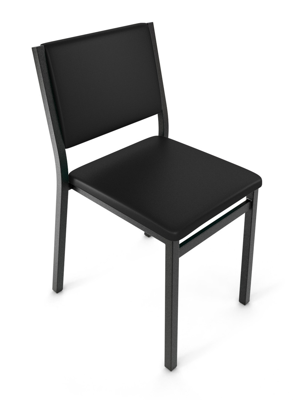 Outdoor Gunmetal Frame - Sunbrella Restaurant Chair - Proudly Made in America