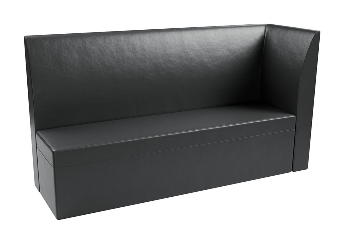 Classic Gunite Restaurant U-Shapes Booth Package with 42" Square Restaurant Tables  (SEATS 36)