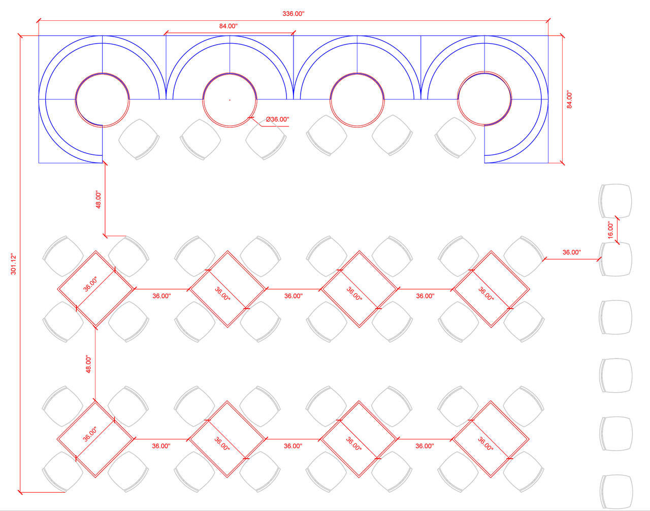 Premium Restaurant Package- Half Circle Style-S Kelton Saddle Booths - Yamuna Quartzite Tables - Luxurious Restaurant Chairs (Seats 54) Premium Restaurant Package- Half Circle Style-S Kelton Saddle Booths - Yamuna Quartzite Tables - Luxurious Restaurant Chairs (Seats 54)