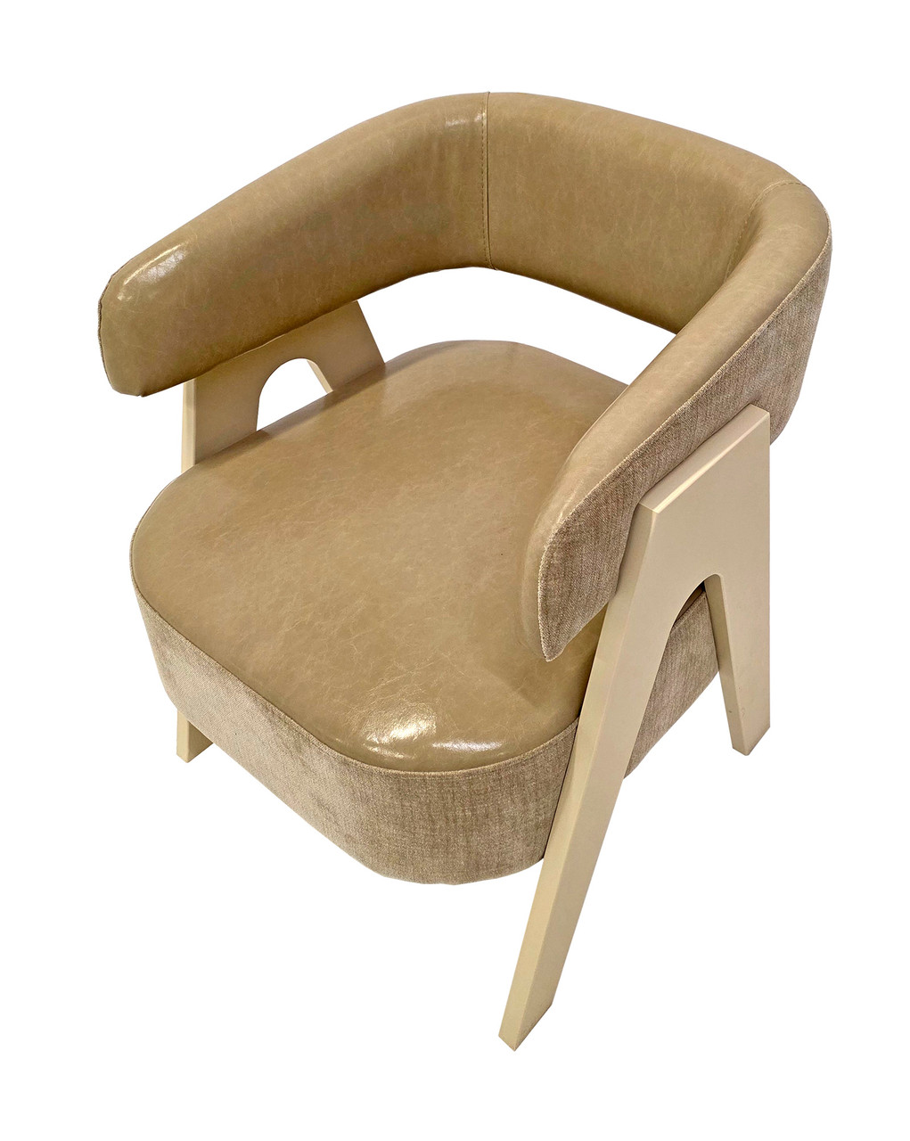 NAPOLI Modern Club Chair - Extra Comfort Seat - Premium Upholstery - Seaboard Base