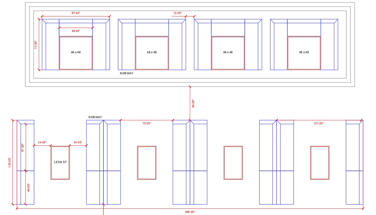 Norway Bowling  & Restaurant Seating Package : Ushape and Lane Seating (Seats 64)