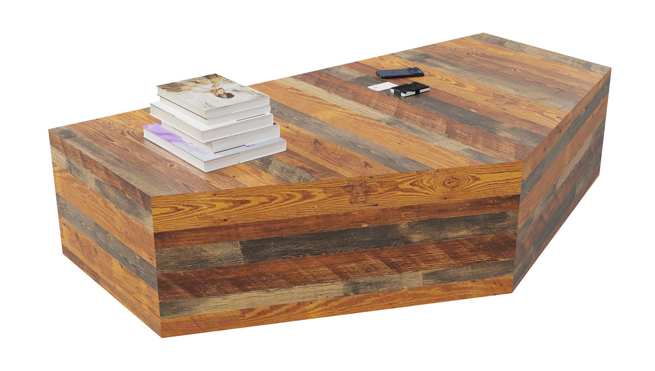 Monroe Modern Lounge Table with Storage - Perfect for Institutions and Entertainment Spaces