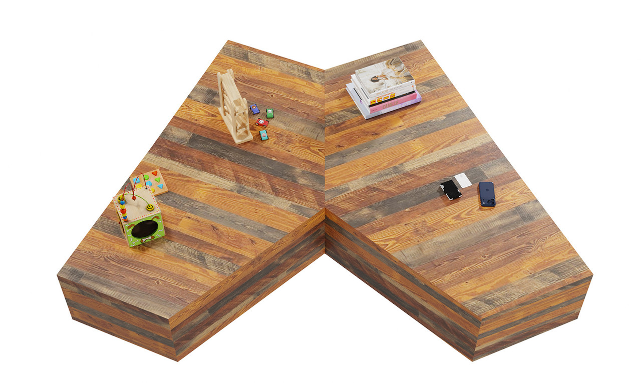 Monroe Modern Lounge Table with Storage - Perfect for Institutions and Entertainment Spaces